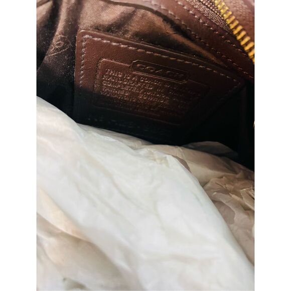Coach Vintage New Brown Leather Shoulder Bag - Picture 4 of 5